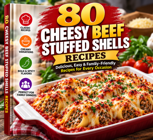 80 Cheesy Beef Stuffed Shells Recipes – Easy Family Dinner Digital Cookbook