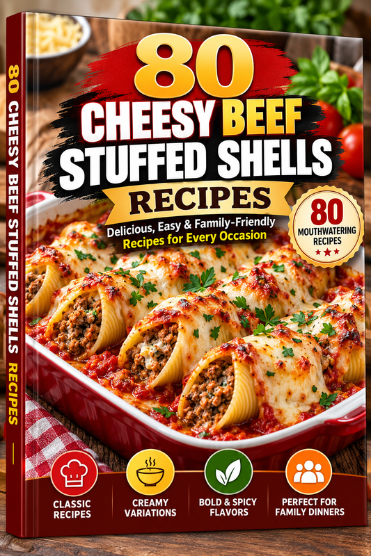 80 Cheesy Beef Stuffed Shells Recipes – Easy Family Dinner Digital Cookbook