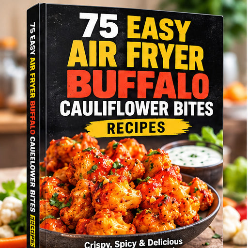 75 Easy Air Fryer Buffalo Cauliflower Bites Recipes – Digital Cookbook PDF
