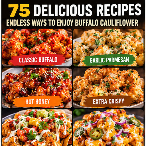 75 Easy Air Fryer Buffalo Cauliflower Bites Recipes – Digital Cookbook PDF