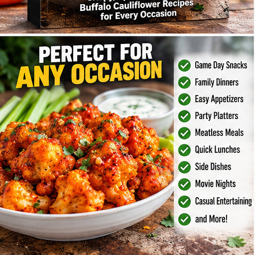 75 Easy Air Fryer Buffalo Cauliflower Bites Recipes – Digital Cookbook PDF
