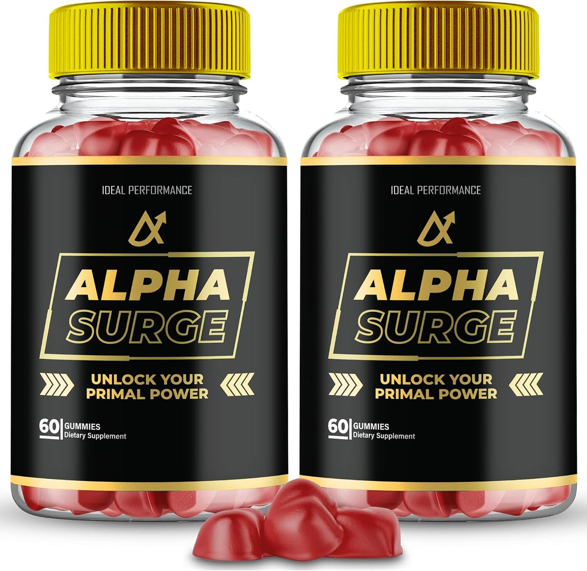 Alpha Surge Max - Alpha Surge Gummies, Official Alpha Surge Gummies for Men - Maximum Strength Performance, All Natural Support Overall Health and Wellness, AlphaSurge Advanced Formula Support Gummy Reviews (2 Pack)